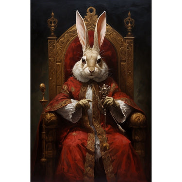 Rabbit in a Suit Canvas